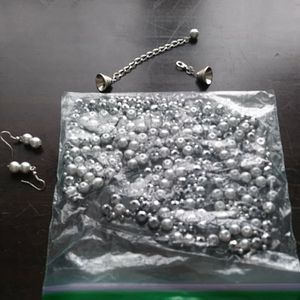 DO IT YOURSELF Necklace Beads&Clasp with earrings